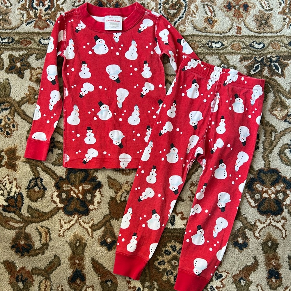 Hanna “Snowy” Snowman two-piece Pajamas - youth size 3T